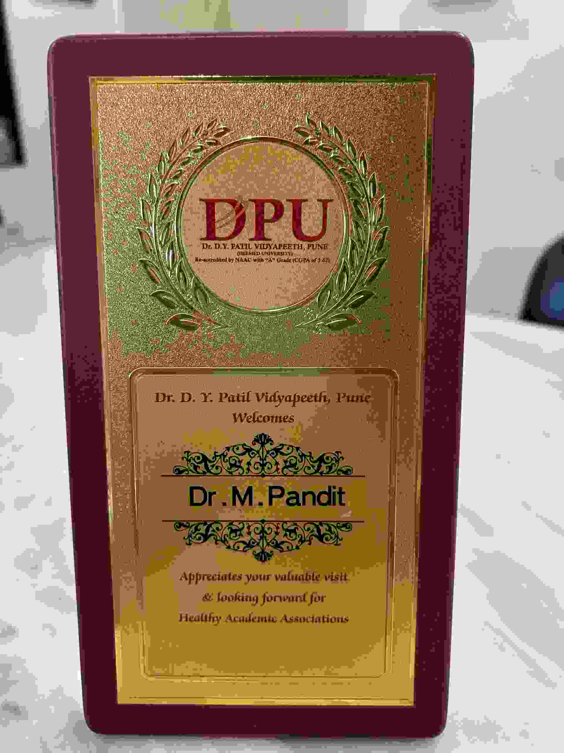 Dr. D. Y. Patil Vidyapeeth, Pune